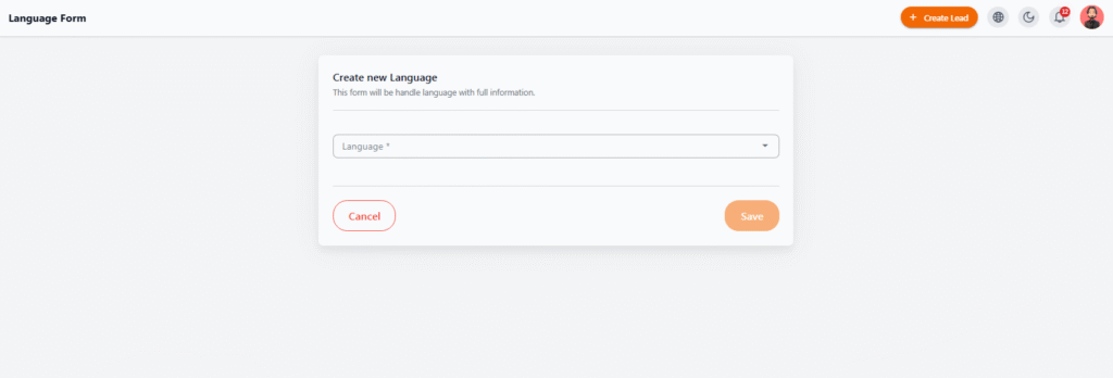 Add New Language
